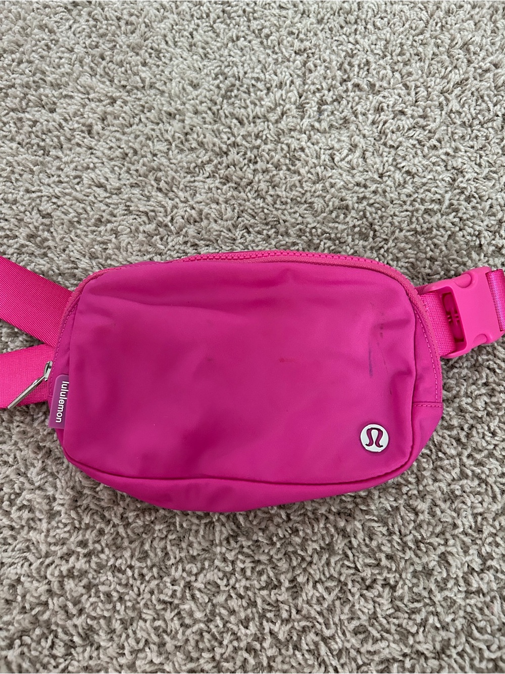 lululemon athletica Hot Pink Crossbody Belt Bag